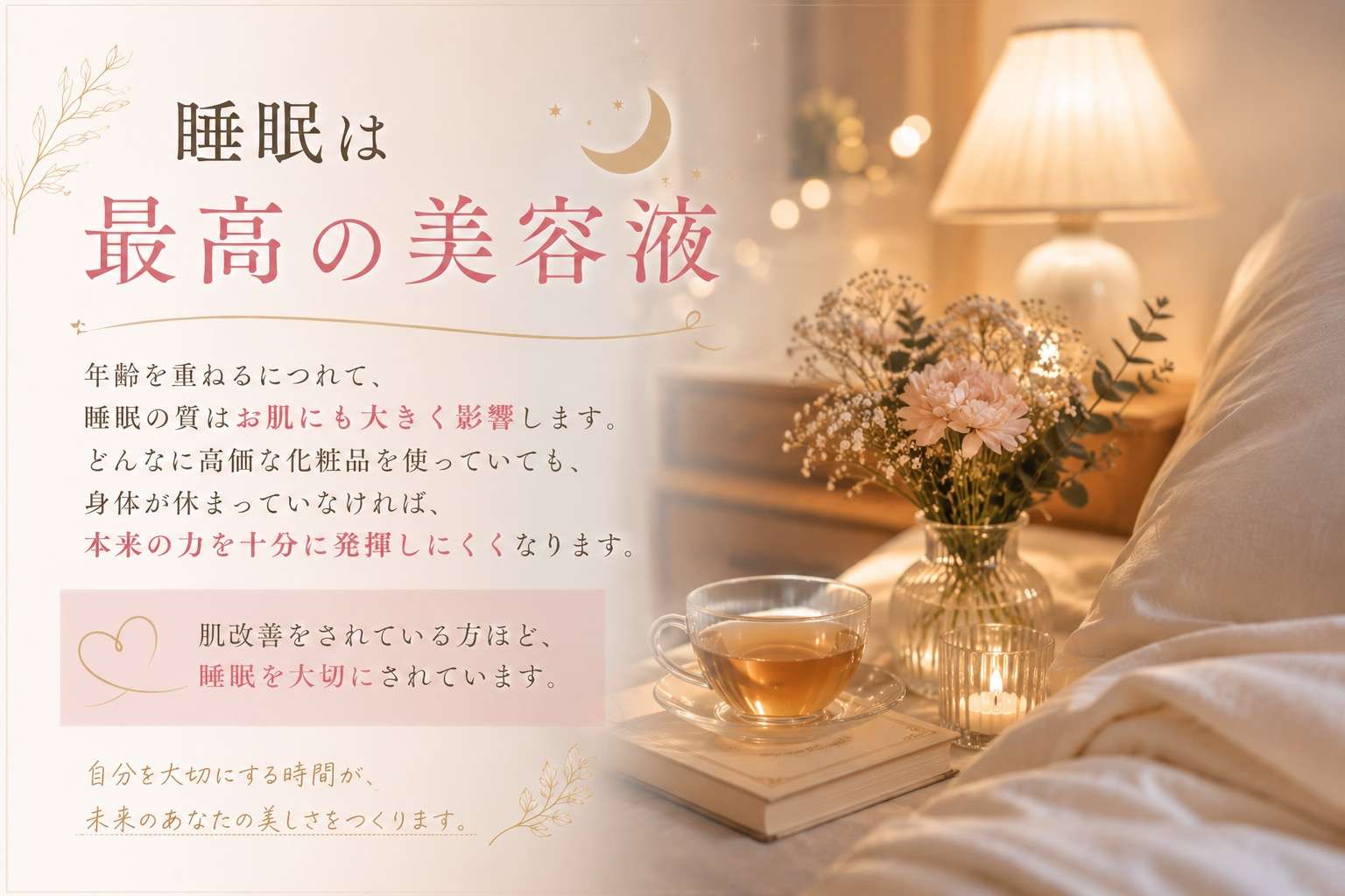 【大阪・本町】シミ改善エステを探している方へ｜50代からのお肌は足し算より引き算が大切な理由